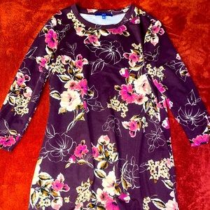 Floral Tee Shirt Dress